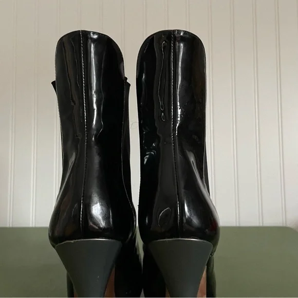 Giuseppe Zanotti Hidden Platform Stilettos in Black Patent Leather w Red *Italy* - Picture 10 of 16